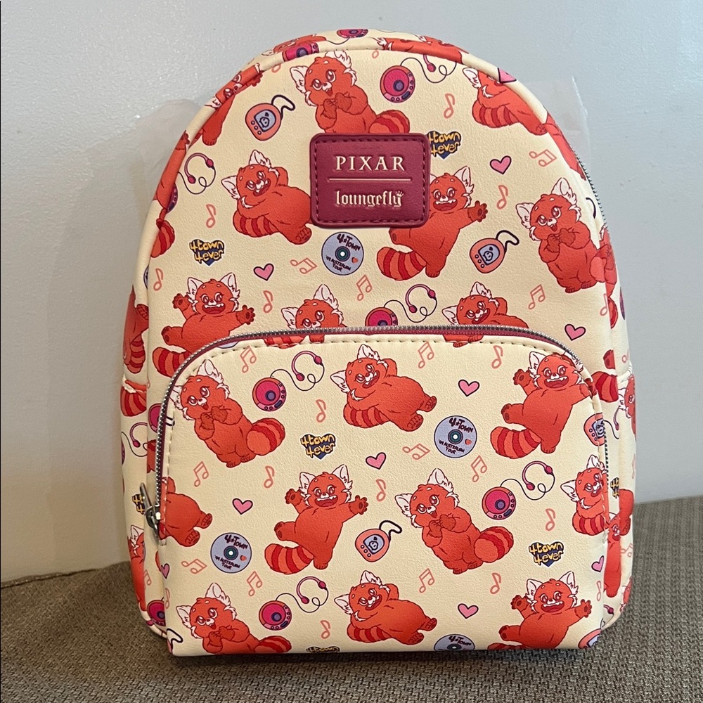 Disney Loungefly Turning Red Panda Backpack